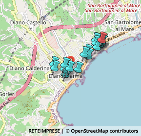 Mappa Bocciofila dianese, 18013 Diano Marina IM, Italia (0.6215)