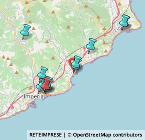 Mappa Via Leonardo da Vinci, 18013 Diano Marina IM, Italia (4.00692)