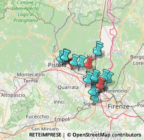 Mappa Via Giovannella, 51031 Agliana PT, Italia (10.492)
