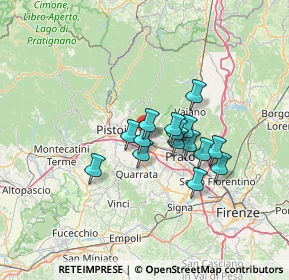 Mappa Via Giovannella, 51031 Agliana PT, Italia (9.63)