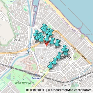 Mappa Via Mastrogiorgio, 61121 Pesaro PU, Italia (0.2965)