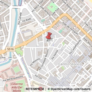 Mappa Via Camillo Benso Cavour, 7, 61121 Pesaro, Pesaro e Urbino (Marche)