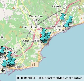 Mappa Via Cesare Battisti, 18013 Diano Marina IM, Italia (2.7415)
