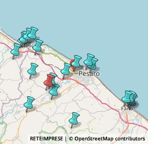 Mappa Via Santa Maria delle Fabrecce, 61121 Pesaro PU, Italia (9.5745)