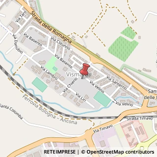 Mappa Via Velino, 8, 61121 Pesaro, Pesaro e Urbino (Marche)