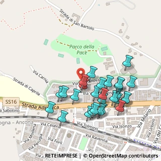 Mappa Via IV Novembre, 61121 Pesaro PU, Italia (0.24714)