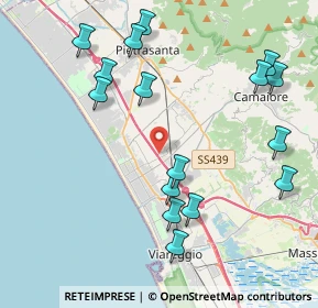 Mappa Via Amerigo Vespucci, 55041 Camaiore LU, Italia (4.7375)