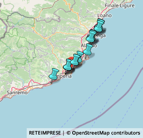Mappa Via Colombera, 18013 Diano Marina IM, Italia (9.61882)