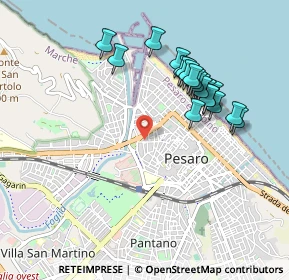 Mappa Via della Pace, 61121 Pesaro PU, Italia (0.933)
