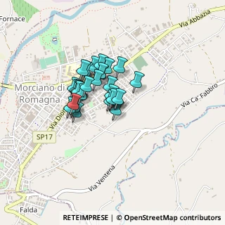 Mappa Via dei Tigli, 47833 Morciano di Romagna RN, Italia (0.29667)