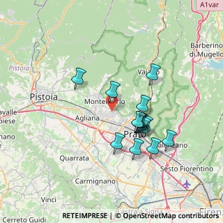 Mappa Via dell'Agricoltura, 59013 Montemurlo PO, Italia (6.35571)