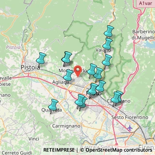 Mappa Via dell'Agricoltura, 59013 Montemurlo PO, Italia (6.86706)