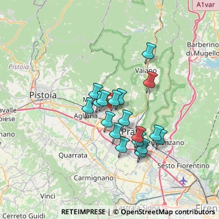 Mappa Via dell'Agricoltura, 59013 Montemurlo PO, Italia (5.76722)