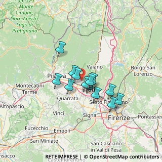 Mappa Via dell'Agricoltura, 59013 Montemurlo PO, Italia (9.81615)