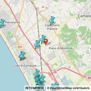 Mappa Via del Ciampino, 55041 Camaiore LU, Italia (3.7175)