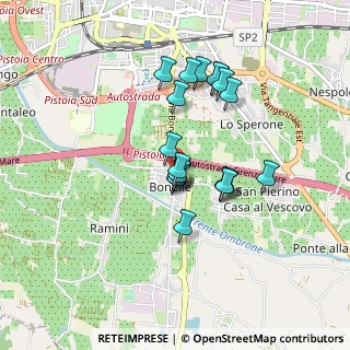Mappa Via del Quadrifoglio, 51100 Pistoia PT, Italia (0.7035)