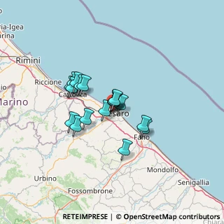 Mappa Via Lucio Accio, 61121 Pesaro PU, Italia (9.35056)