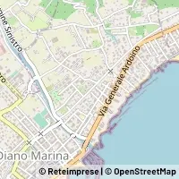 Karte Diano Marina