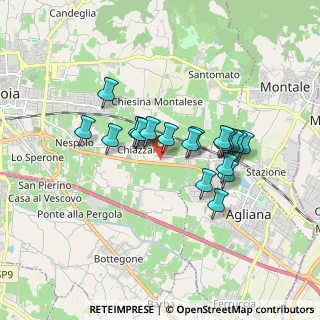 Mappa Chiazzano, 51100 Pistoia PT, Italia (1.435)