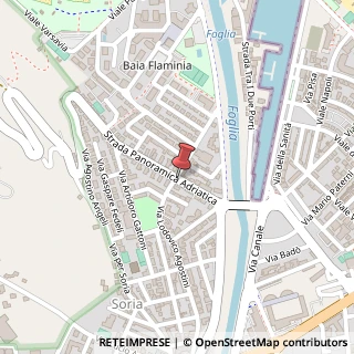 Mappa Strada Panoramica Adriatica,  44, 61100 Pesaro, Pesaro e Urbino (Marche)
