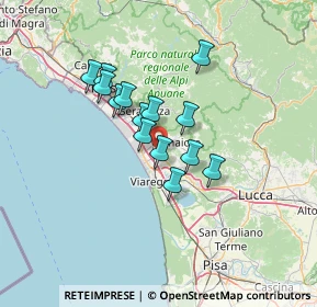 Mappa Via dei Masini, 55041 Camaiore LU, Italia (10.21)