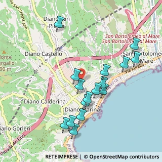Mappa Via Gioacchino Rossini, 18013 Diano Marina IM, Italia (1.0025)