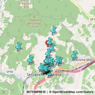 Mappa Via Castellina, 51034 Serravalle Pistoiese PT, Italia (1.04)