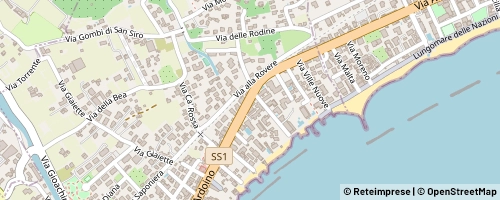 Mappa Diano Marina