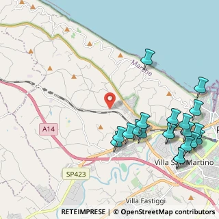 Mappa Strada dell' acquabona, 61121 Pesaro PU, Italia (2.752)