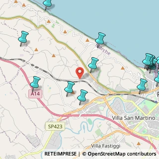 Mappa Strada dell' acquabona, 61121 Pesaro PU, Italia (3.5135)