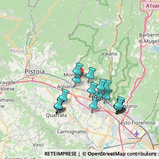 Mappa 59013 Montemurlo PO, Italia (7.46333)