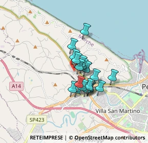 Mappa Tronto, 61121 Pesaro PU, Italia (1.0835)