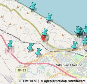 Mappa Tronto, 61121 Pesaro PU, Italia (3.0845)