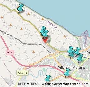 Mappa Tronto, 61121 Pesaro PU, Italia (2.47455)