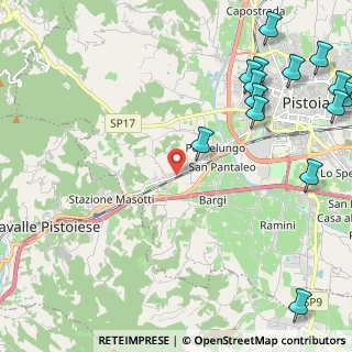 Mappa Strada Regionale 435 Lucchese, 51100 Pistoia PT, Italia (3.26429)