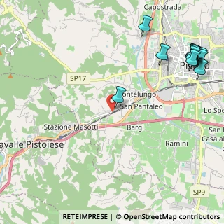 Mappa Strada Regionale 435 Lucchese, 51100 Pistoia PT, Italia (3.165)