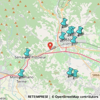 Mappa Strada Regionale 435 Lucchese, 51100 Pistoia PT, Italia (4.97538)