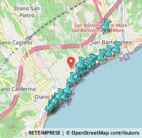 Mappa Via Cà Rossa, 18013 Diano Marina IM, Italia (0.8705)