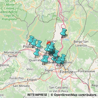 Mappa Via degli Olivi, 59100 Prato PO, Italia (9.4835)