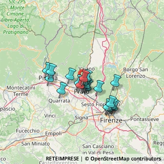 Mappa Via degli Olivi, 59100 Prato PO, Italia (10.4015)