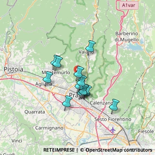Mappa Via degli Olivi, 59100 Prato PO, Italia (5.53077)