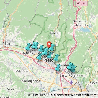 Mappa Via degli Olivi, 59100 Prato PO, Italia (6.645)