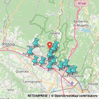 Mappa Via degli Olivi, 59100 Prato PO, Italia (6.67571)
