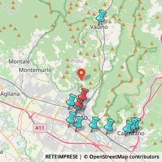 Mappa Via degli Olivi, 59100 Prato PO, Italia (5.50083)