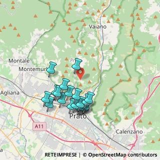 Mappa Via degli Olivi, 59100 Prato PO, Italia (3.527)