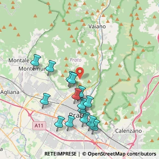 Mappa Via degli Olivi, 59100 Prato PO, Italia (4.224)