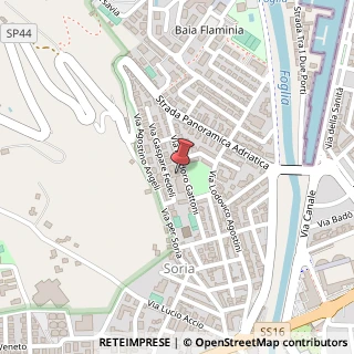 Mappa Via Gattoni, 13, 61121 Pesaro, Pesaro e Urbino (Marche)