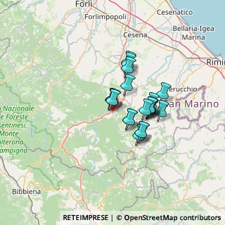Mappa Località Cà di Maggio, 47027 Sarsina FC, Italia (9.635)