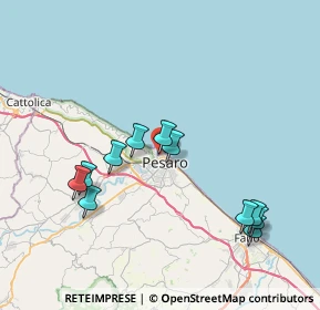 Mappa Via Livorno, 61121 Pesaro PU, Italia (7.85727)