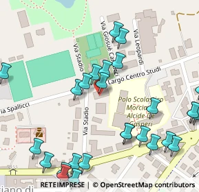 Mappa Via Stadio, 47833 Morciano di Romagna RN, Italia (0.14444)